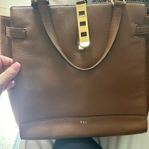 Brown Leather Tote Bag